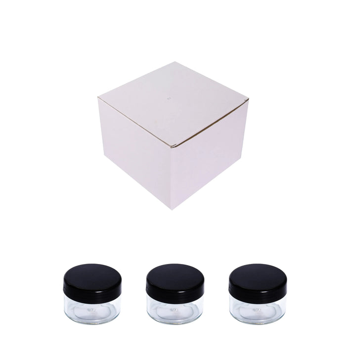 Plastic Boxes Round ( B2 ) + Lid ( 125 pcs )