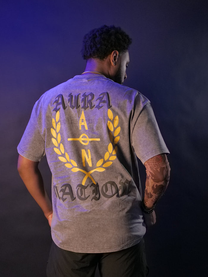 "Popularity District" Oversized Tee