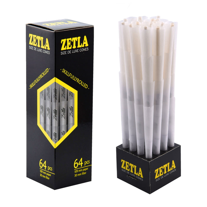 Pre Rolled Cones Zetla King Size De Luxe (64 Pcs)