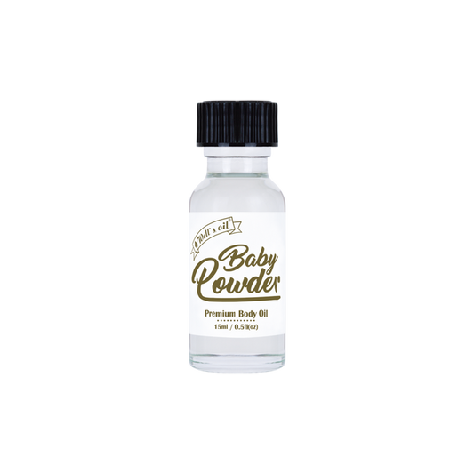 Premium Body Fragrance Oil - Inspired by Baby Powder (0.5 fl. oz. / 15 ml)