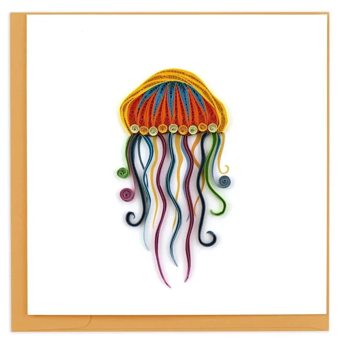 QUILLING CARD - Jellyfish