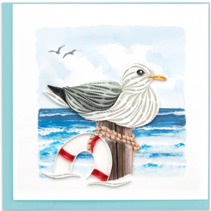 QUILLING CARD - Seagull