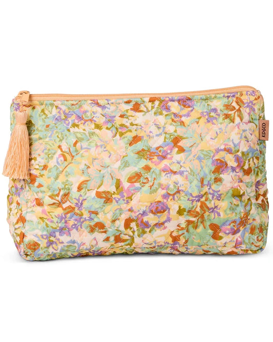 QUILTED COTTON TOILETRY PURSE | Forever Mine - Darling & Domain