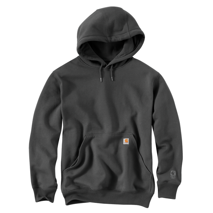 RAIN DEFENDER PAXTON HEAVYWEIGHT HOODED SWEATSHIRT - 026-Carbon Heather | Carhartt 100615