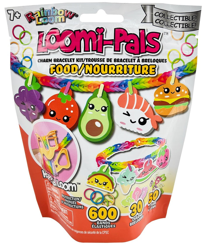 Rainbow Loom Loomi Pals Food Charm Bracelet Kit
