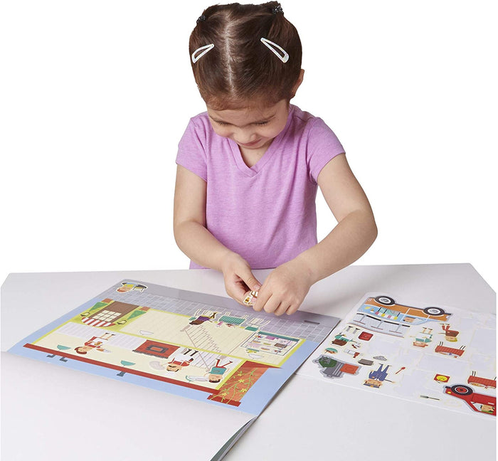 Reusable Sticker Pad - My Town