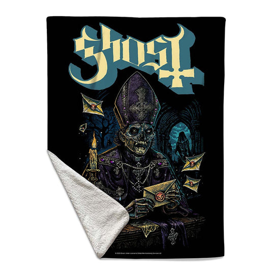 Rocksax Ghost Sherpa Fleece Blanket - Missive