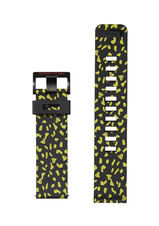 Nixon x Rolling Stones 23mm FKM Rubber Band