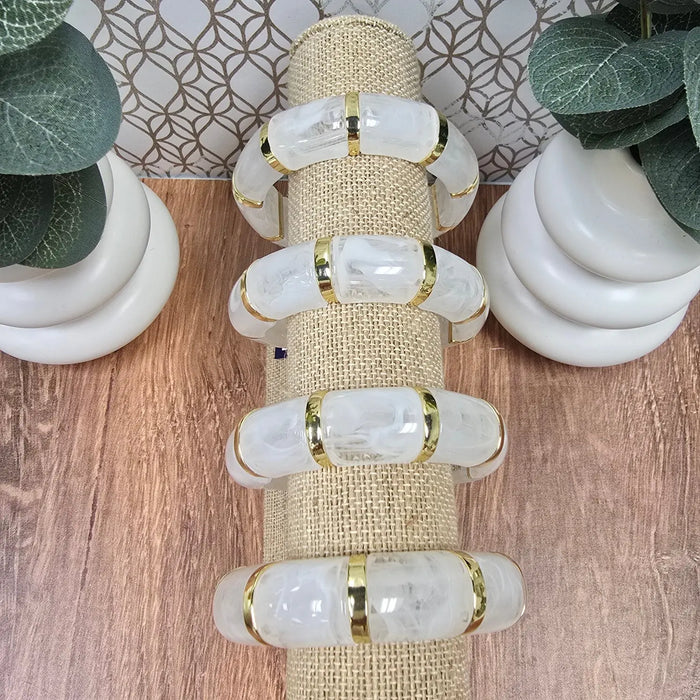 Rosemary Bangle Bracelet Multi Colors Michelle McDowell