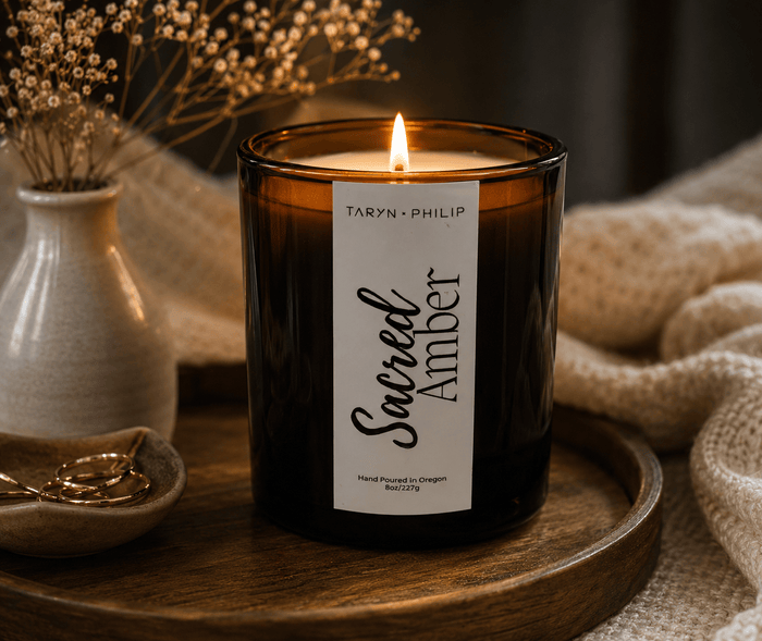 Sacred Amber 8 oz Luxury Soy Candle