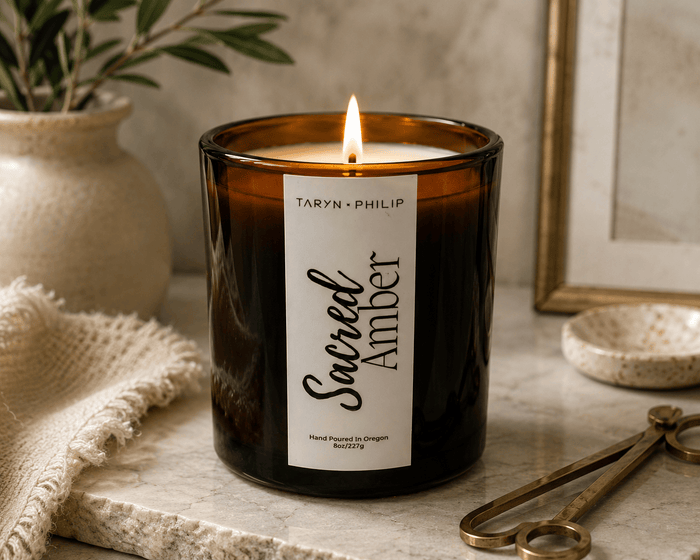 Sacred Amber 8 oz Luxury Soy Candle