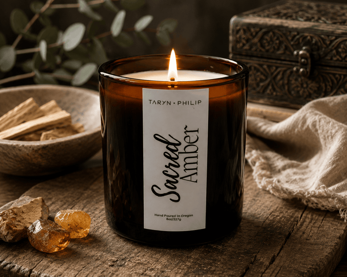 Sacred Amber 8 oz Luxury Soy Candle