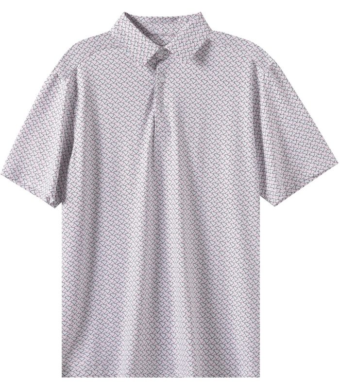 SC Outline Garnet Polo