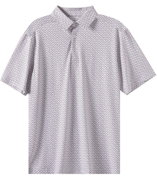 SC Outline Garnet Polo