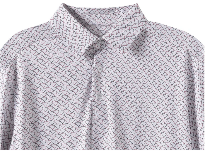 SC Outline Garnet Polo