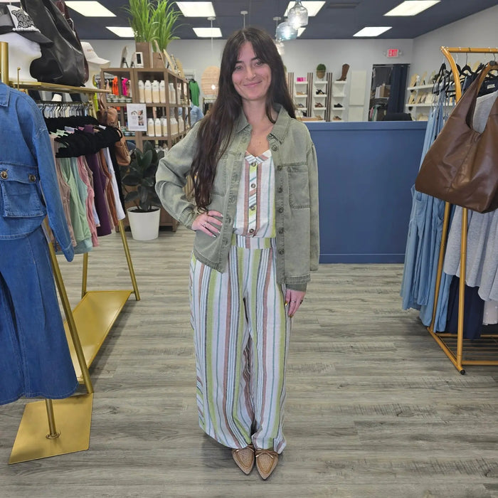 Selena Striped Pants Tribal