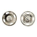Sew-On Snaps, Nickel, Various Sizes and Quantities