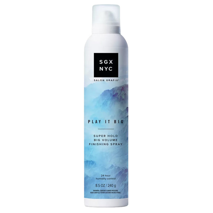 SGX NYC Play It Big Volumizing Finishing Hair Spray, Super Hold, 8.5 oz - 4 Pack