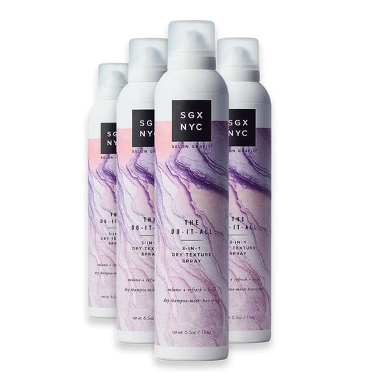 SGX NYC The Do-It-All 3-in-1 Dry Texture Spray – 6.5 Oz – 4 Pack