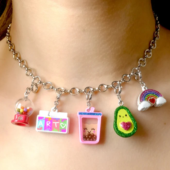 Silver Choker Chain Charm It