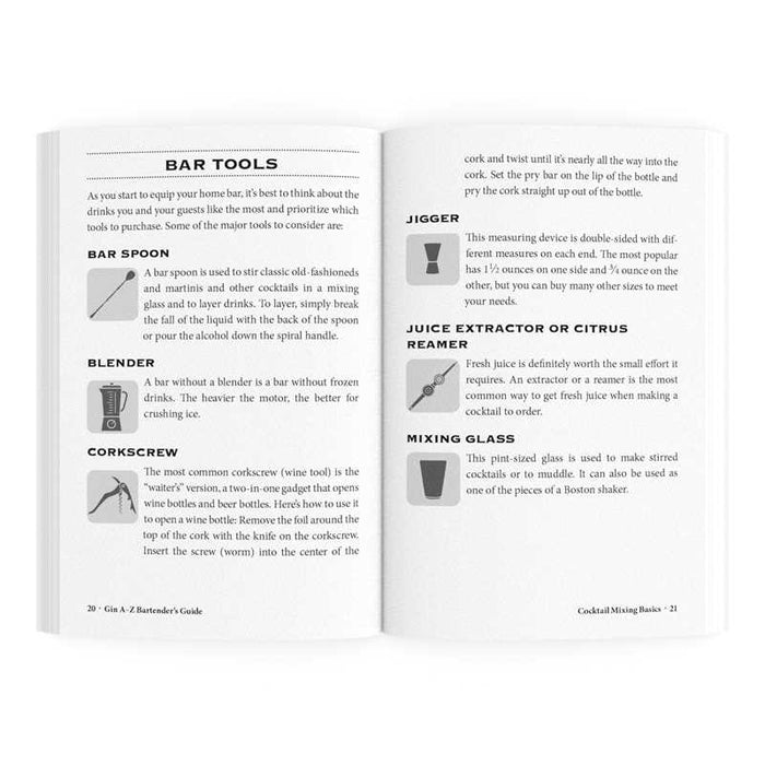 Simon & Schuster - Gin Cocktail Cards A–Z by Adams Media
