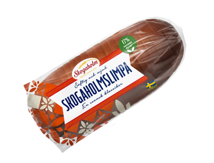 Skogaholm Skogaholmslimpa 775g (27.34 oz) – Authentic Swedish Sweet Rye Bread – Pre-Sliced