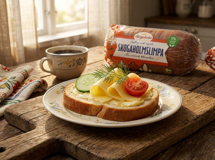 Skogaholm Skogaholmslimpa 775g (27.34 oz) – Authentic Swedish Sweet Rye Bread – Pre-Sliced