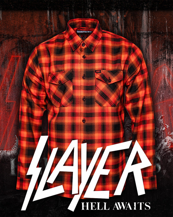Slayer Hell Awaits Flannel - Dixxon Flannel Co.