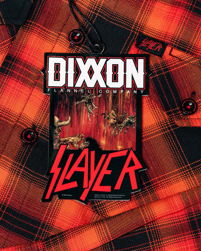 Slayer Hell Awaits Flannel - Dixxon Flannel Co.