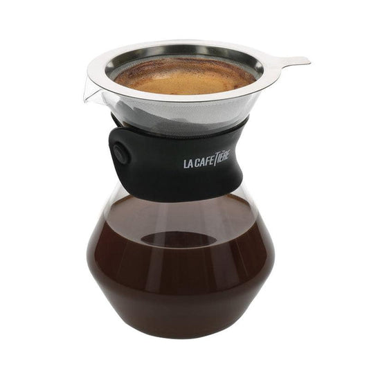 Stainless Steel Coffee Dripper With Glass Carafe - Waha Lifestyle