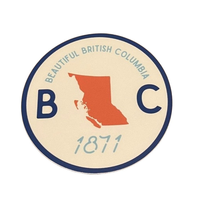 STICKERS NORTHWEST BC 1871 Round Sticker