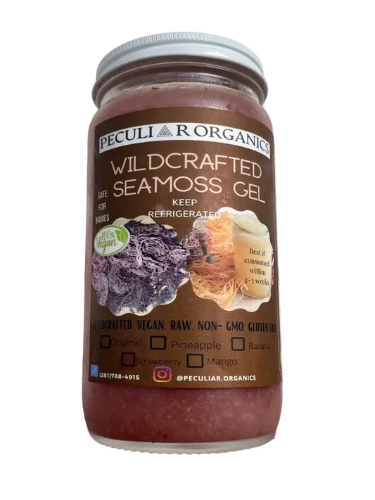 Strawberry Mango Sea Moss Gel - 16 oz