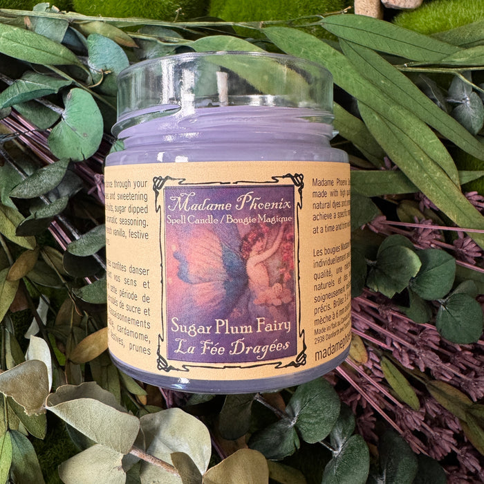 Sugar Plum Fairy Winter Candle
