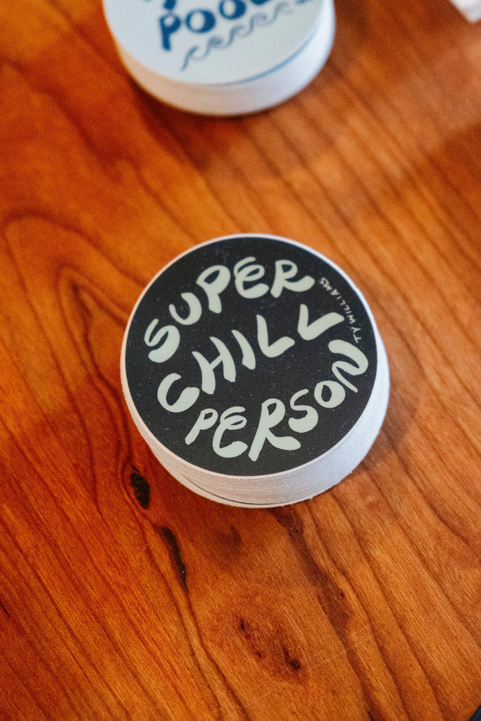 Super Chill Person Sticker