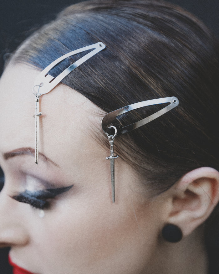 Sword Hair Clips