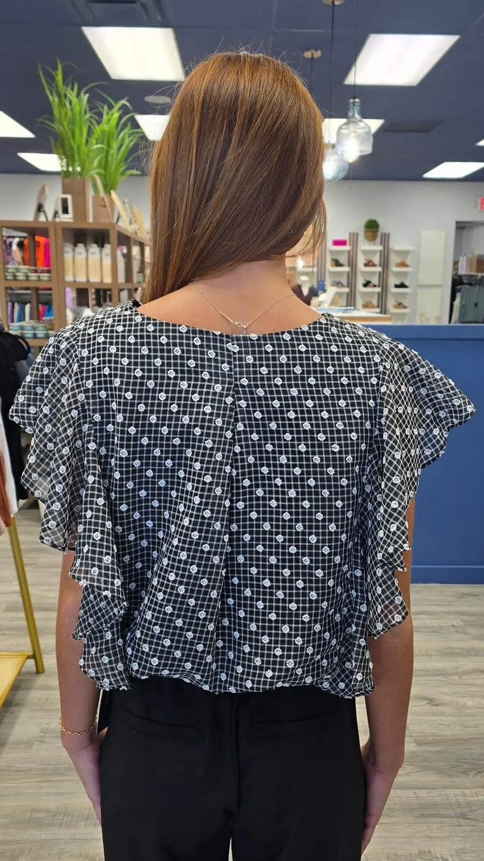 Sylvie Ruffle Blouse Liverpool