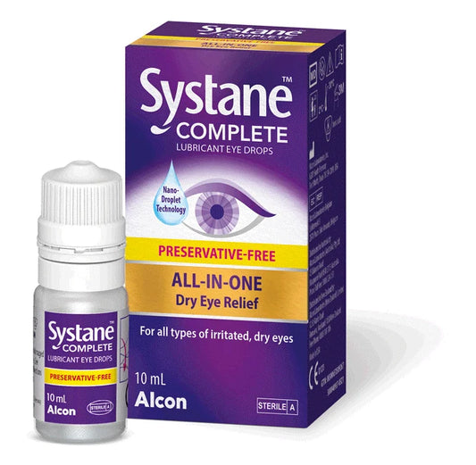 Systane: Complete Preservative Free Lubricant Eye Drops 10ml