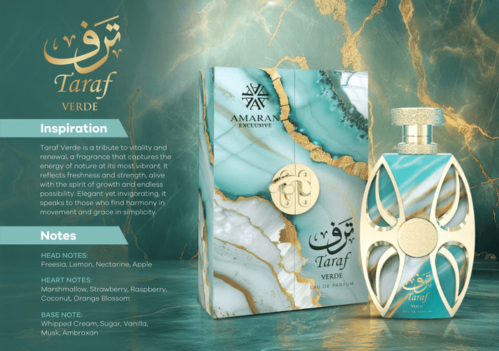 Taraf Verde By Amaran Eau De Parfum 100 ML (3.4 FL OZ) Unisex