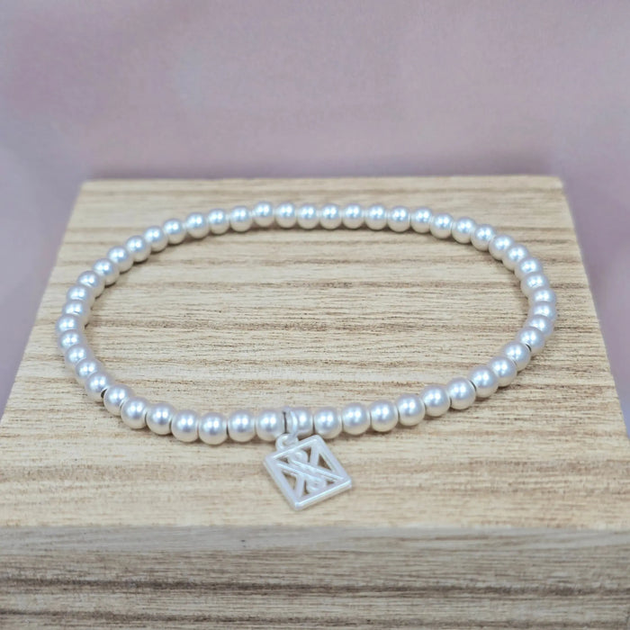 Taylor Matte Silver Bracelet Michelle McDowell