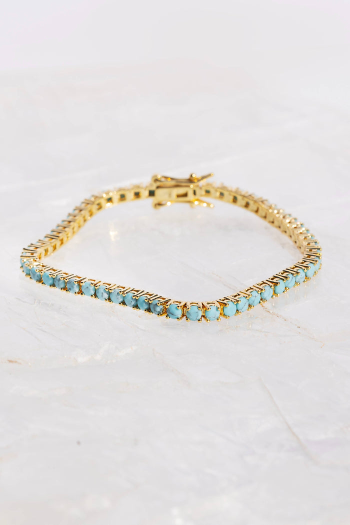 Tennis Bracelet-Turquoise