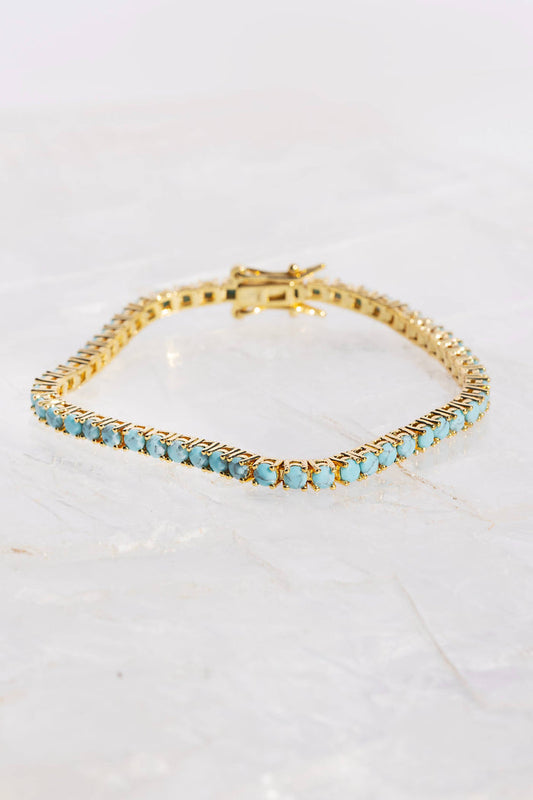 Tennis Bracelet-Turquoise