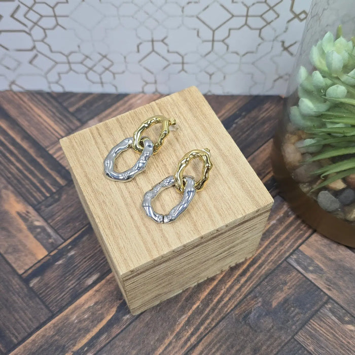 two tone double chain ChanSuttPearls