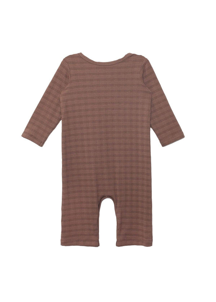 Theo Romper: Brown / 18M