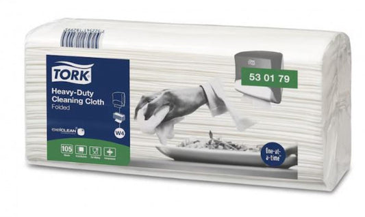 TORK W4 530179 Heavy Duty Cleaning Cloth Folded