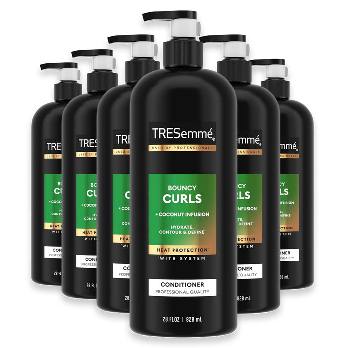 Tresemme - Flawless Curls Moisturizing Conditioner For Curly Hair - 28 Oz - 6 Pack