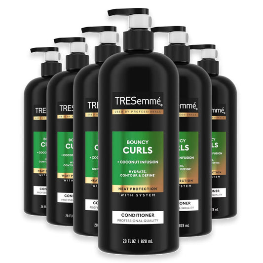 Tresemme - Flawless Curls Moisturizing Conditioner For Curly Hair - 28 Oz - 6 Pack