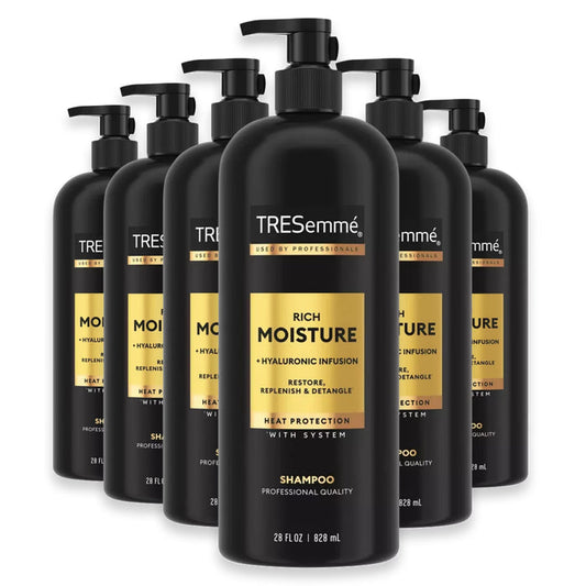 Tresemme - Rich Moisture Hydrating Shampoo for Dry Hair - 28 Oz - 6 Pack