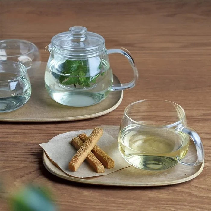 Unitea Non-Slip Wooden Tea & Serving Tray