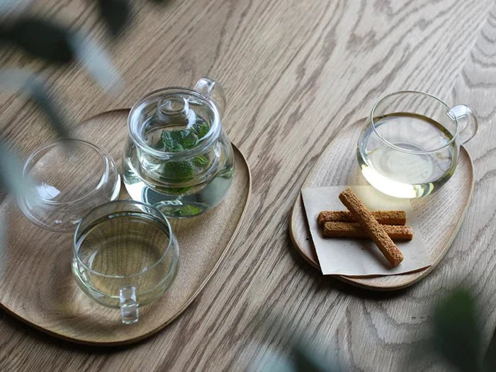 KINTO Unitea Non-Slip Wooden Tea & Serving Tray in Kuwait - Waha Lifestyle