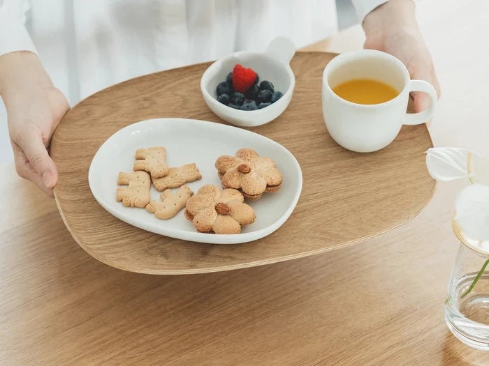 KINTO Unitea Non-Slip Wooden Tea & Serving Tray in Kuwait - Waha Lifestyle